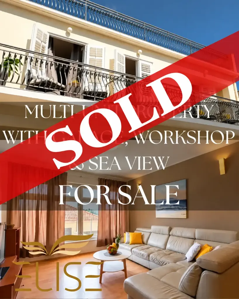 SOLD!Mehrfamilienobjekt mit Garage, Werkstatt und Meerblick in Vela Luka