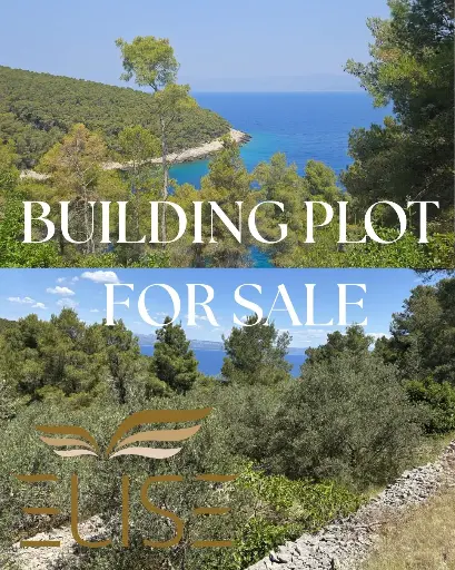 GRAĐEVINSKO ZEMLJIŠTE S POGLEDOM NA MORE - ŽUKOVA, VELA LUKA, 127€/m² - 130.000€