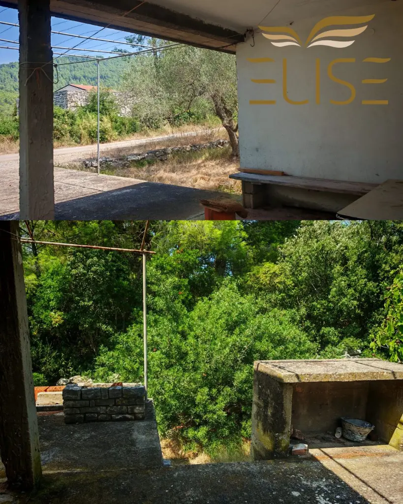 building-land-with-house-vela-luka-blato-korčula-island-poplat-potirna-bay-coast-olives-oliveyard-drywalls-nature-for-sale-real-estate