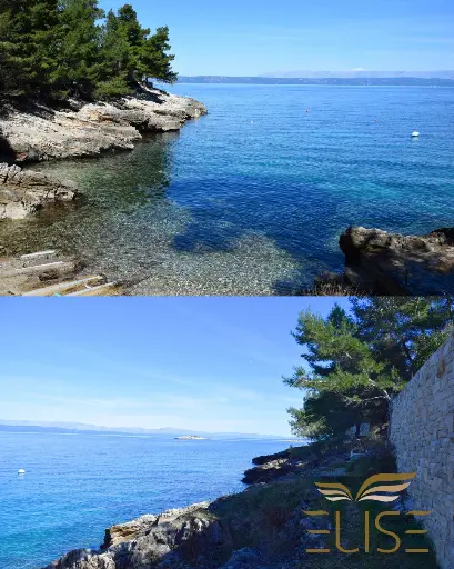 PRIGRADICA- BUILDING LAND IN THE SECOND ROW FROM THE SEA