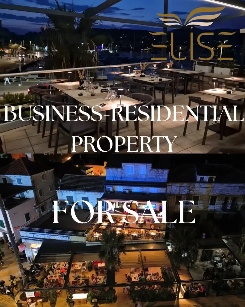 SPECIAL PRICE ! BUSINESS-RESIDENTIAL PROPERTY IN CENTER OF VELA LUKA