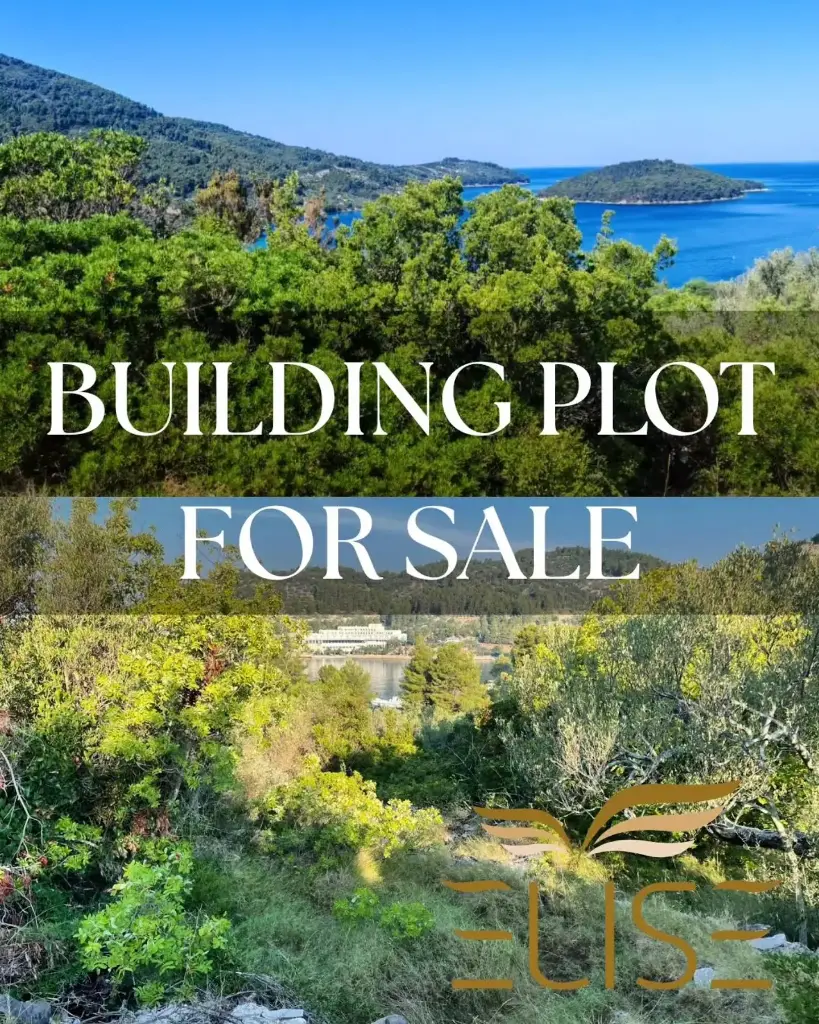 Baugrundstück mit Meerblick – Vela Luka, Plitvine (Insel Korčula)