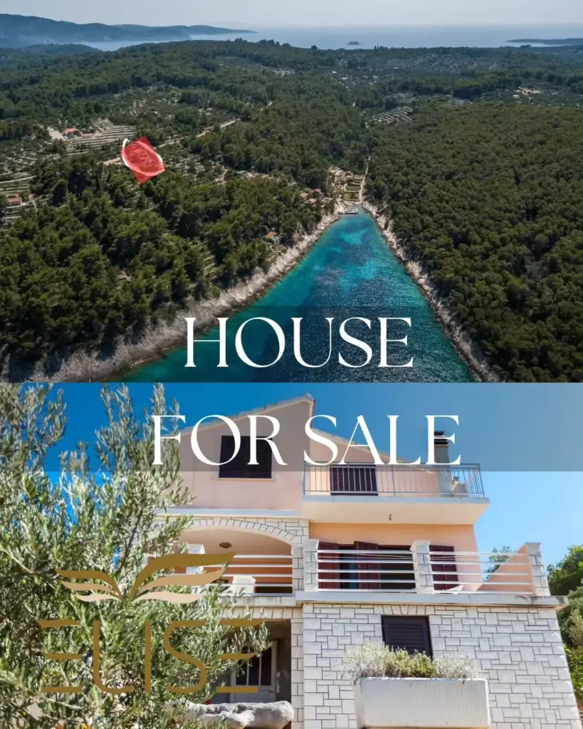 INDEPENDENT HOLIDAY HOUSE IN ŽUKOVA COVE/PLOT SIZE 414m2