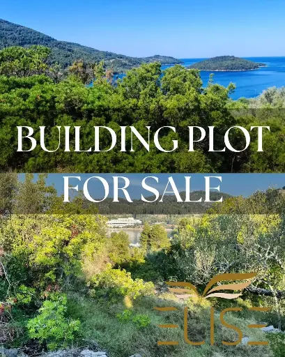 Baugrundstück mit Meerblick – Vela Luka, Plitvine (Insel Korčula)