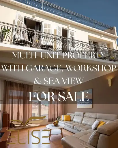 Multi unit property with garage, workshop and sea view in Vela Luka