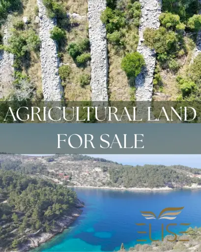 POLJOPRIVREDNO ZEMLJIŠTE – UVALA PRIHONJA – VELA LUKA – 4.434 m² – 35.472 €