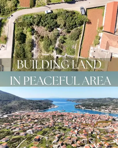 GRAĐEVINSKO ZEMLJIŠTE NA MIRNOJ LOKACIJI/ VELA LUKA